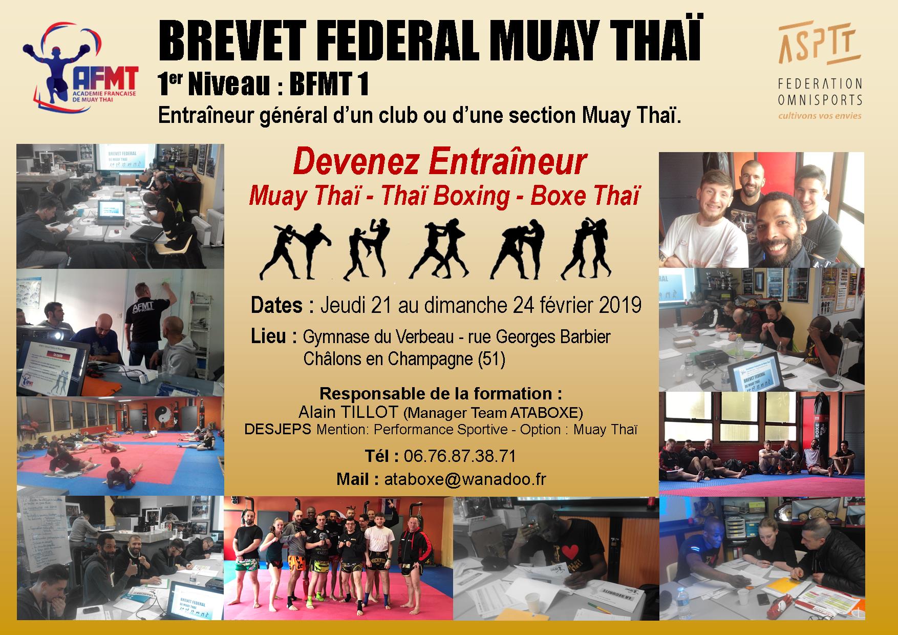 AFFICHE BFMT1 Stage fevrier 2019